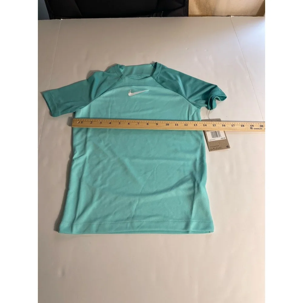 Nike Kids Academy Pro Dri-fit Soccer/ Football T-shirt Unisex Size XS Green